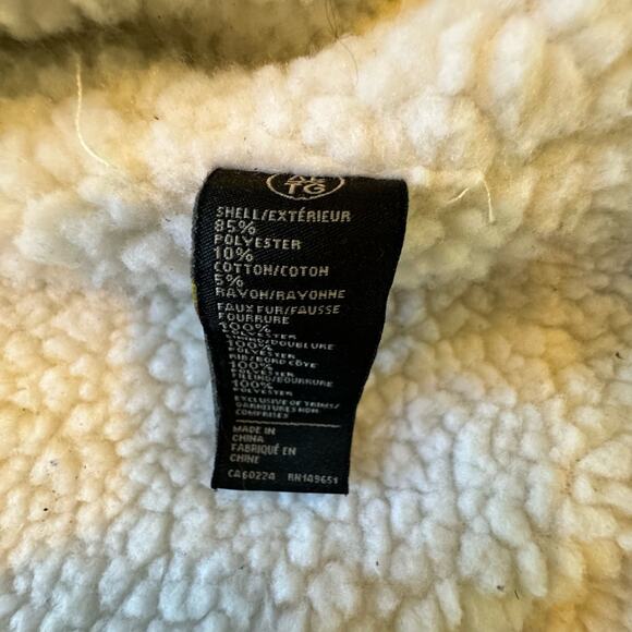 Buffalo David Bitton Francel Men's XL Sherpa Lined Zip Up Sweater White Black - Picture 11 of 15